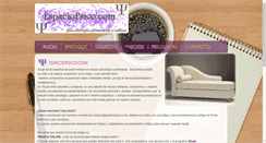 Desktop Screenshot of espaciopsico.com